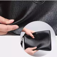 Clutch estilo empresarial para homens, carteira grande, couro PU macio, bolsa de pulso masculina, lazer elegante, bolsas de mão elegantes, bolsa de presente, nova na internet