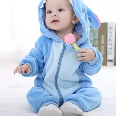 Imagem do Macacão de flanela para bebés, Macacão Kigurumi, Macaco, Unicórnio, Vaca, Leão, Animal Cosplay, Pijama para 1 a 4 anos Crianças, Meninos, Inverno