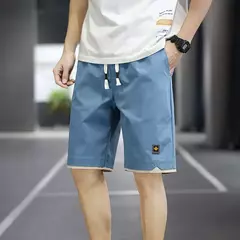2023 verão calções masculinos esportes de cinco pontos calças soltas casual praia calças cor sólida tendência exterior wear tamanho grande shorts 8xl na internet