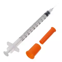 Seringa 1ml e 1ml, 20pcs, 30 gauge, 1/2 polegada, agulha de ponta reta, 1cc 13mm, dispositivo de alimentação - Wolf Magazine