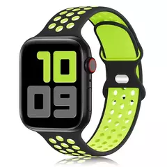 Bracelete Sport para Apple Watch, Bracelete de Silicone, iWatch Series 9, 8, SE, 7, 3, Ultra 2, 49mm, 40mm, 41mm, 42mm, 44mm - comprar online