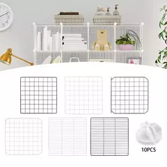 Painel portátil para cercadinho de animais de estimação, faça você mesmo, gaiola, cerca de ferro para hamster, acampamento, coelho pequeno - comprar online