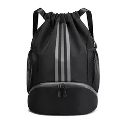 Saco de ginásio mochila de fitness das mulheres dos homens basquete mochila ao ar livre futebol sacos de armazenamento treinamento cordão esportes mochila na internet