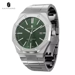 SAPPHERO Relógios masculinos marcas de luxo movimentos importados aço inoxidável relógios à prova dwaterproof água presente masculino relógios de quartzo - Wolf Magazine
