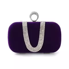 Imagem do Luxo feminino sacos de noite diamante luxo embreagem saco festa diamantes senhora preto vermelho corrente bolsa ombro bolsas para bolsa