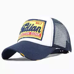 Unisex Breathable Mesh Baseball Cap, Carta Bordado, Hip Hop, Moda Verão, Homens, Mulheres - comprar online
