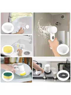 Xiaomi power purificador 5 cabeça de escova substituível elétrica rotação purificador escova limpeza do banheiro power purificador escova elétrica casa - comprar online