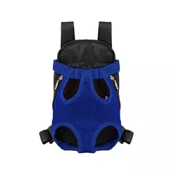 Ombro duplo respirável portátil viagem pet cão transportadora mochila malha transportadora saco frontal para pequenos cães gatos ao ar livre - Wolf Magazine