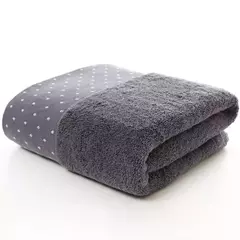 Grossa toalhas macias do banheiro, lenço puro do algodão, toalha de banho confortável, super absorvente, 35x75cm - comprar online