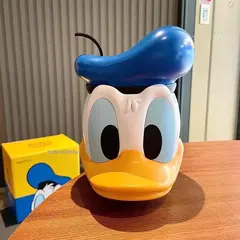 Disney pato donald dos desenhos animados boneca poupança pote mudança jar mickey mouse figura de ação modelo cofrinho anime criança brinquedos presentes - comprar online