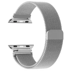 Pulseira Milanese para Apple Watch, Banda 49mm, 45mm, 44mm, 42mm, 41mm, 40mm, 38mm, Pulseira iWatch Series 9, 3, 4, 6, 5, SE, 7, 8, Ultra 1, 2, Correa