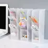 Suporte de caneta multi-camada, armazenamento de escova cosmética, perfeito para escritório e material escolar, 1pc