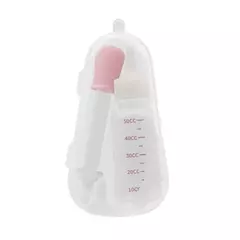 Imagem do Kit de garrafa de alimentação para animais de estimação com estojo de armazenamento garrafas de enfermagem para gatinhos alimentador de leite para animais pequenos recém-nascidos, cães e gatos