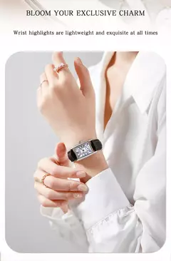 SANDA-relógio de couro com mostrador retangular para mulheres, marca superior, design de moda, design elegante, resistente à água, quartzo, movimento, vestido de negócios, novo, quente - Wolf Magazine