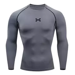 Camisa respirável Rashguard de compressão masculina, ajuste seco, camiseta esportiva MMA Fitness Gym, camisa de corrida, alta qualidade na internet