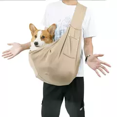 Bolsa de ombro portátil para animais de estimação, bolso para telefone, bolsa de ombro ao ar livre, portador de gato, filhote de cachorro, bolsa de transporte para animais de estimação - Wolf Magazine