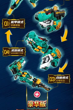 Imagem do MiniForce Penta X Ranger Transformação Robô Bot REX KAISER Modelo Mini Força Deformação Combinador Figura de Ação Brinquedos Presente