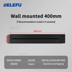 Imagem do DELEFU Pista Tomada Universal Brasil Itália Chile USB-AC Adaptador Romovível Parede de Cozinha Tomada Elétrica Branco Preto Cinza