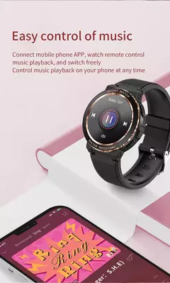 MELANDA-Sport Smart Watch para Mulheres, Chamada Bluetooth, IP68 Impermeável, Rastreador De Fitness, Monitoramento De Saúde, IOS, Android, MK60 na internet