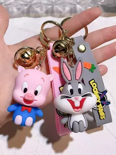 Disney-Bugs Bunny Boneca Figura para Crianças, Acessórios Pingente, Ornamentos, TweetyBird, Diabo, Tasmânia, Presente