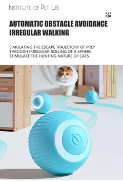 Bola de brinquedo inteligente para cachorro, brinquedo interativo eletrônico para animais de estimação, bola móvel, usb, movimento automático, saltando, bola de brinquedo, filhote de cachorro, produto para gato - Wolf Magazine