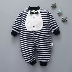 Macacão de flanela macia para bebê recém-nascido, jaqueta infantil para meninas e meninos, macacão de bebê, roupas de primavera e inverno, 0-18 meses - Wolf Magazine