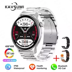 Smartwatch NFC para Mulheres, Smartwatch com Tela HD, Frequência Cardíaca, Rastreamento GPS, Chamadas por Voz, Huawei, Xiaomi, Novo, Senhoras, 466x466, 2022 - Wolf Magazine