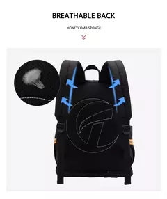 TINYAT-Mochila impermeável para homens e mulheres, bolsa de volta à escola com armazenamento de sapatos, dobrável, resistente a manchas, estudante na internet
