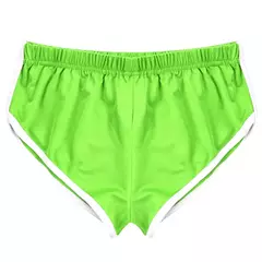 Calções de Yoga Mid-Rise Dolphin para mulheres, borda branca, saque, esportes, academia, treino, corrida, emagrecimento, esportes fitness, verão na internet