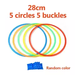Brinquedos esportivos engraçados para treinamento físico infantil, treliça jump ring set, jogo ao ar livre, 10 aros, 10 conectores para brincar no parque, meninos e meninas, novo na internet
