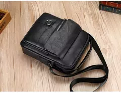 JEEP BULUO-Sacos Mensageiro Crossbody de Couro para Homens, Bolsa Casual Business, Brand Shoulder Bag, Nova Qualidade - Wolf Magazine