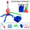 Foot Pump Launcher para crianças, ar ao ar livre pressionando pedal subindo brinquedo, jogo terno, salto esporte, presente