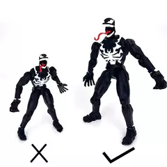 3d impresso spiderman veneno marvel legends super-heróis brinquedos figuras de ação anime multi-articulado shapeshift manequim modelo presentes - loja online