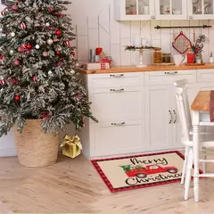 Tapete ao ar livre da porta do Natal, tapete de Papai Noel, casar decorações do Natal para a casa, ornamento do Xmas, presentes do ano novo, 2025, 2025 - loja online