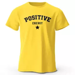 Positive Energy Tees e camiseta masculina, streetwear urbano na moda, look elegante de verão na internet