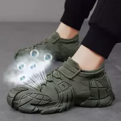 Casual Mesh Ventile Calçados esportivos para homens e mulheres, casais, meias de malha, sola grossa, tênis de lazer, tênis mecha - Wolf Magazine