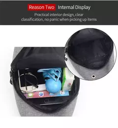 Sacos Crossbody de Nylon impermeáveis, sacos de peito masculino, sacos de transporte de viagem pequena viagem curta, bolsas de cintura casuais - loja online