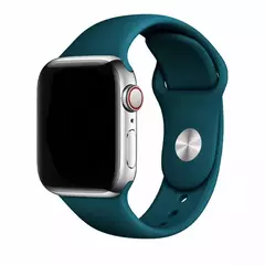 Pulseira de Silicone para Apple Watch, Banda 44mm, 40mm, 45mm, 41mm, 42mm, 38mm, 44mm, 45mm, Bracelet iWatch Series 7 SE, 3, 4, 5, 6, 8 Ultra 49mm