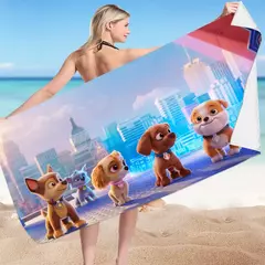 Imagem do Anime Paw Patrol Toalha De Praia Cartoon Chase Toalhas De Verão Banheiro Toalha De Banho Natação Toalhas De Natal Viagem Toalha De Praia Secagem Rápida