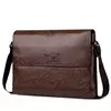 Canguru-Bolsa de ombro lateral de couro para homens, bolsa crossbody, mensageiro de negócios, bolsa masculina, presente do marido, marca de luxo