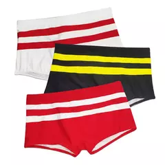 Calção de banho seca rápida masculina, maiô sexy, cuecas estampadas, calção triangular com copo, moda banho de cintura baixa, moda - Wolf Magazine