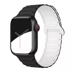 Pulseira Desportiva Magnética para Apple Watch, Pulseira de Silicone, Série iWatch, Ultra 2, 9, 8, 7, 6, 5, 4, 49mm, 45mm, 44mm, 42mm, 38 milímetros, 40 milímetros, 41 milímetros - loja online