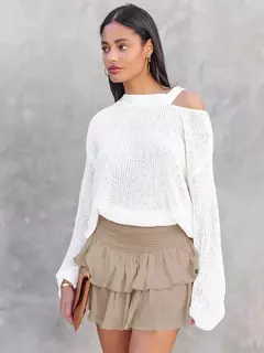 Mini-saia linha A feminina, cintura baixa, fina, monocromática, que combina tudo, casual, doce, sexy, streetwear de moda feminina, verão, Y2K
