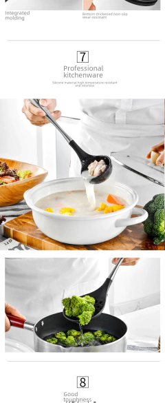 Conjunto de utensílios de cozinha de silicone com cabo oco de aço inoxidável, 12 peças, barril de armazenamento, colher de cozinha, batedor de ovos - loja online