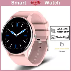 Bluetooth Smart Watch para Homens e Mulheres, Pulseira de Fitness, Monitor de Freqüência Cardíaca, Chamada, Esporte, iOS, Android - Wolf Magazine
