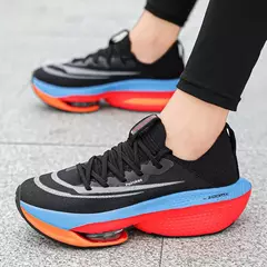 Tênis de malha de luxo masculino, esportes ao ar livre, tênis de corrida casual, tênis respirável, moda, novo, 2024