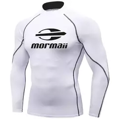 Proteção UV dos homens Natação T-Shirt, Rash Guard, Manga Comprida, Surf, Sw