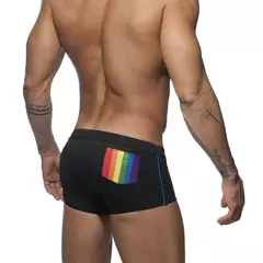 Calção de banho seca rápida masculina, maiô sexy, cuecas estampadas, calção triangular com copo, moda banho de cintura baixa, moda - Wolf Magazine