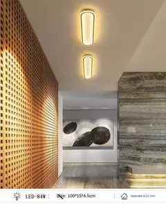 Modern Nordic LED teto lustre, Luzes de teto simples, Sala de estar, Sala de jan