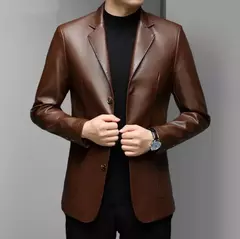 Jaqueta de couro macio PU motocicleta masculina, Casacos casuais, roupas monocromáticas, outono, inverno, M-3XL
